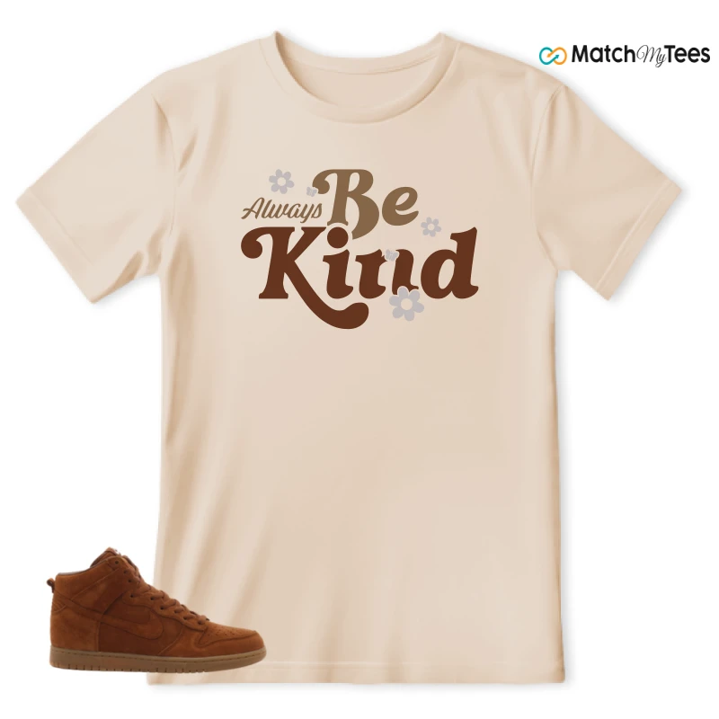 NIKE X APC DUNK HIGH RUSTIC BROWN NRG 08 SNEAKER Matching Tees t-shirt