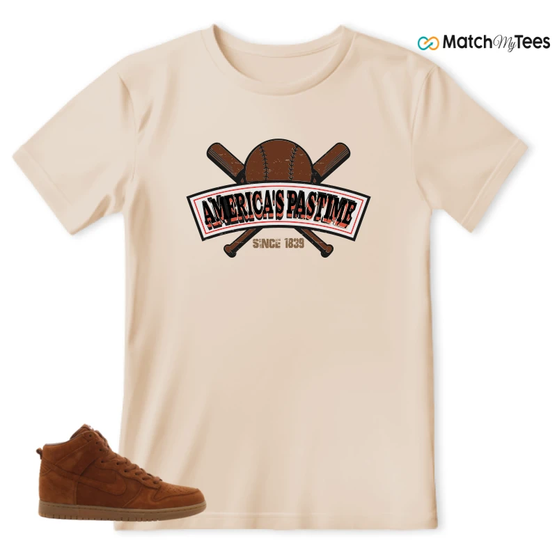 NIKE X APC DUNK HIGH RUSTIC BROWN NRG 08 SNEAKER Matching Tees t-shirt