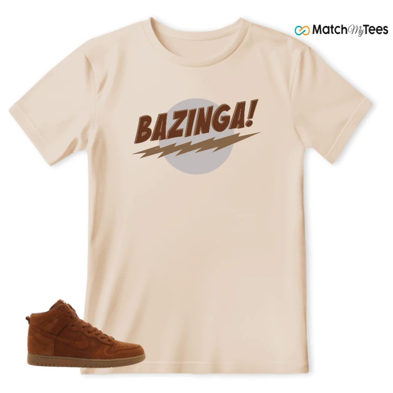 NIKE X APC DUNK HIGH RUSTIC BROWN NRG 08 SNEAKER Matching Tees t-shirt