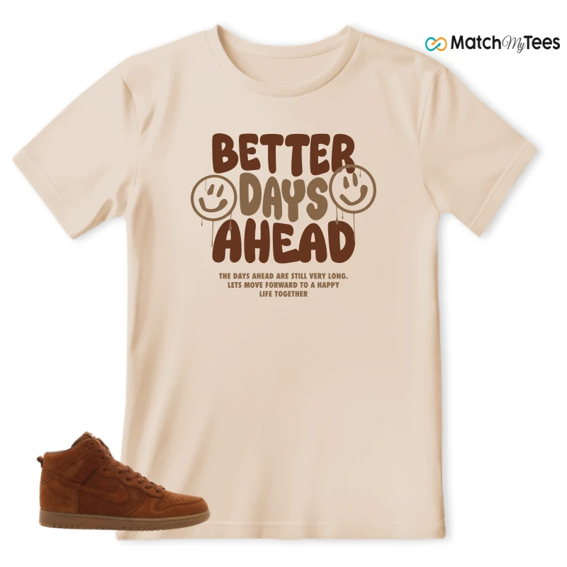 NIKE X APC DUNK HIGH RUSTIC BROWN NRG 08 SNEAKER Matching Tees t-shirt