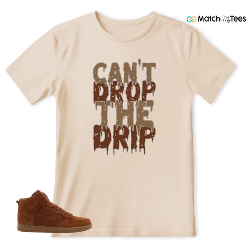 NIKE X APC DUNK HIGH RUSTIC BROWN NRG 08 SNEAKER Matching Tees t-shirt