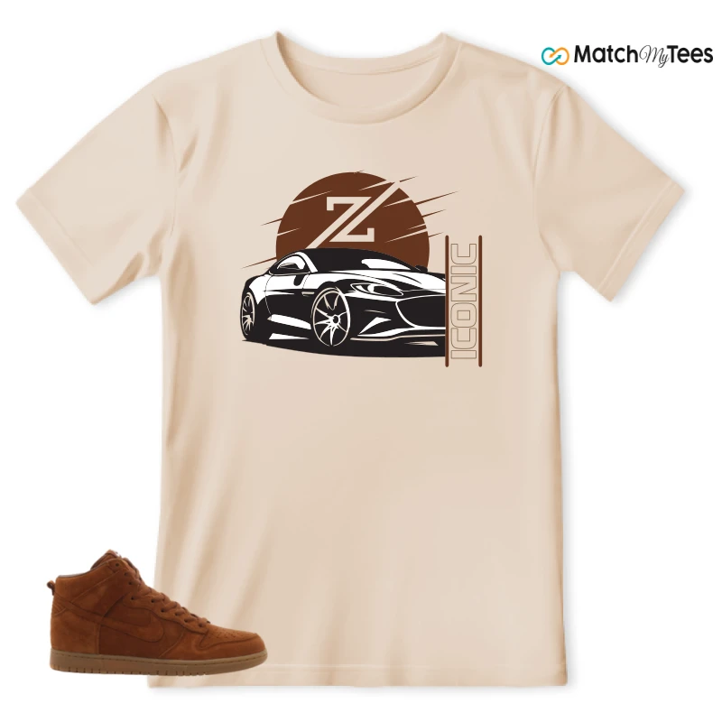 NIKE X APC DUNK HIGH RUSTIC BROWN NRG 08 SNEAKER Matching Tees t-shirt