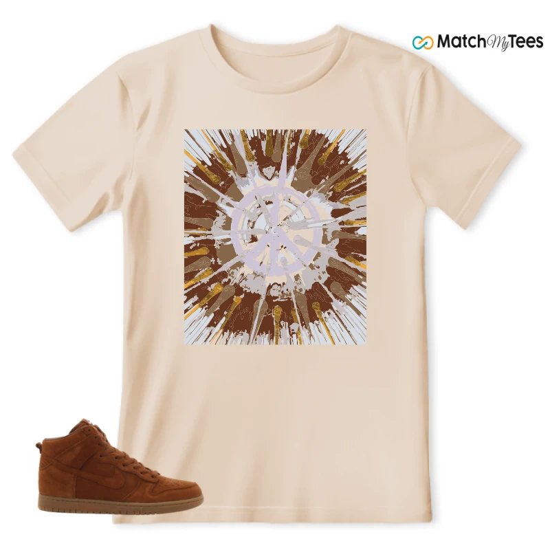 NIKE X APC DUNK HIGH RUSTIC BROWN NRG 08 SNEAKER Matching Tees t-shirt