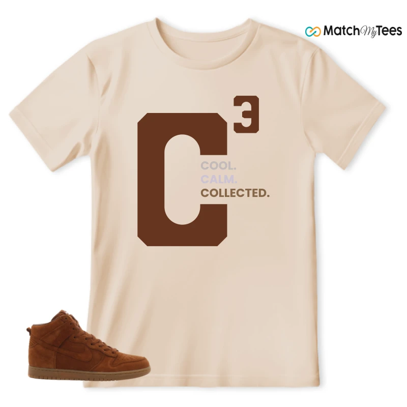 NIKE X APC DUNK HIGH RUSTIC BROWN NRG 08 SNEAKER Matching Tees t-shirt