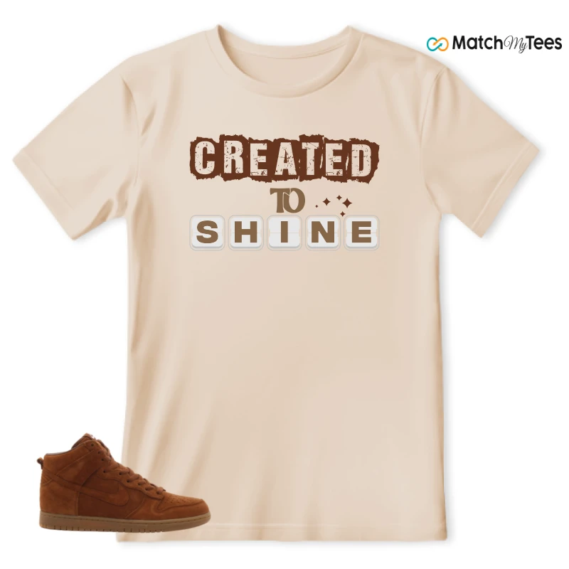 NIKE X APC DUNK HIGH RUSTIC BROWN NRG 08 SNEAKER Matching Tees t-shirt