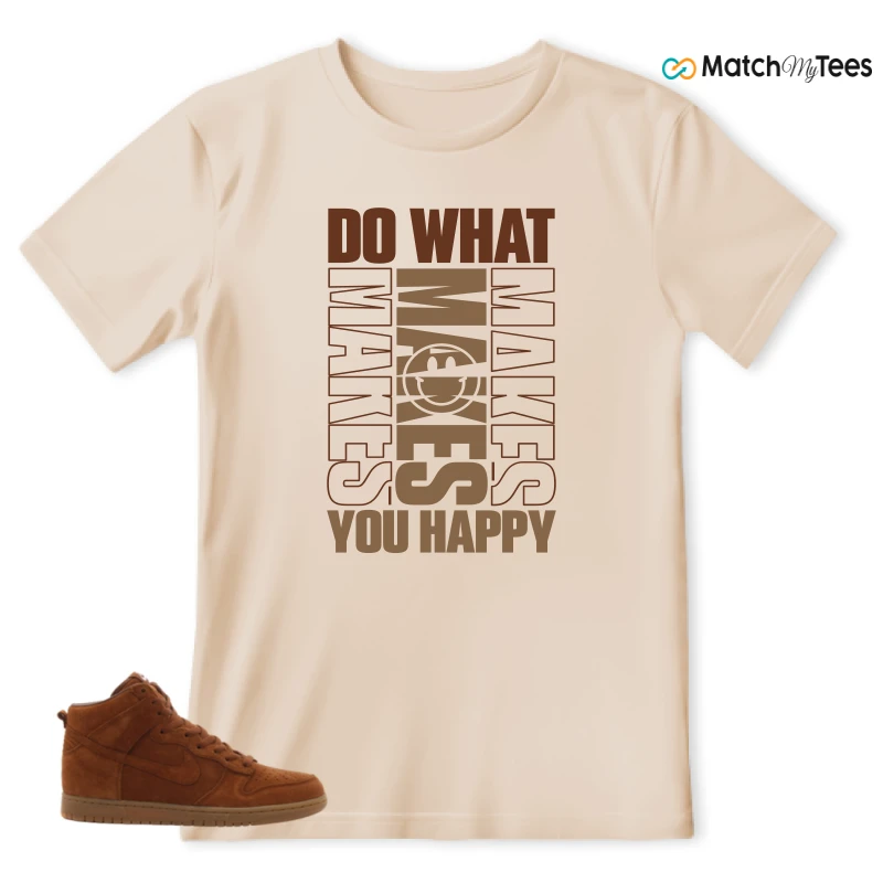 NIKE X APC DUNK HIGH RUSTIC BROWN NRG 08 SNEAKER Matching Tees t-shirt
