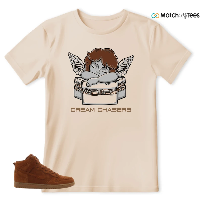 NIKE X APC DUNK HIGH RUSTIC BROWN NRG 08 SNEAKER Matching Tees t-shirt
