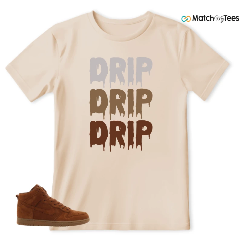 NIKE X APC DUNK HIGH RUSTIC BROWN NRG 08 SNEAKER Matching Tees t-shirt