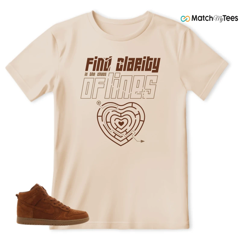 NIKE X APC DUNK HIGH RUSTIC BROWN NRG 08 SNEAKER Matching Tees t-shirt
