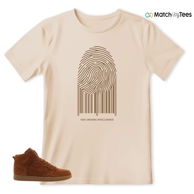 NIKE X APC DUNK HIGH RUSTIC BROWN NRG 08 SNEAKER Matching Tees t-shirt