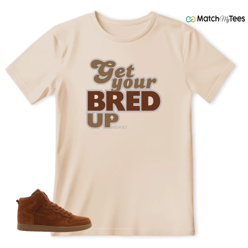 NIKE X APC DUNK HIGH RUSTIC BROWN NRG 08 SNEAKER Matching Tees t-shirt