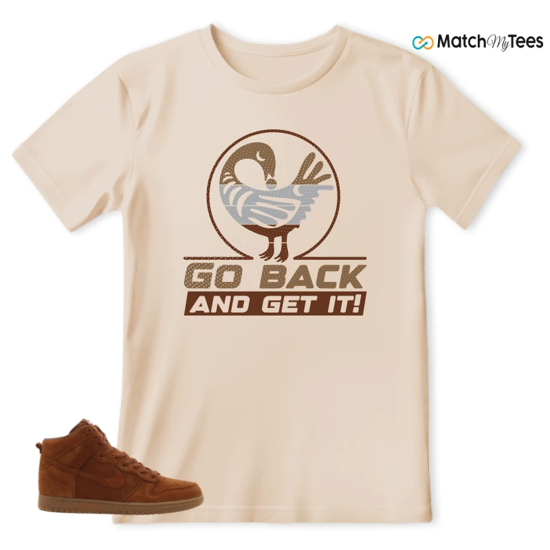 NIKE X APC DUNK HIGH RUSTIC BROWN NRG 08 SNEAKER Matching Tees t-shirt