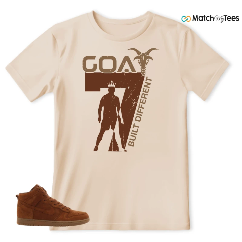 NIKE X APC DUNK HIGH RUSTIC BROWN NRG 08 SNEAKER Matching Tees t-shirt