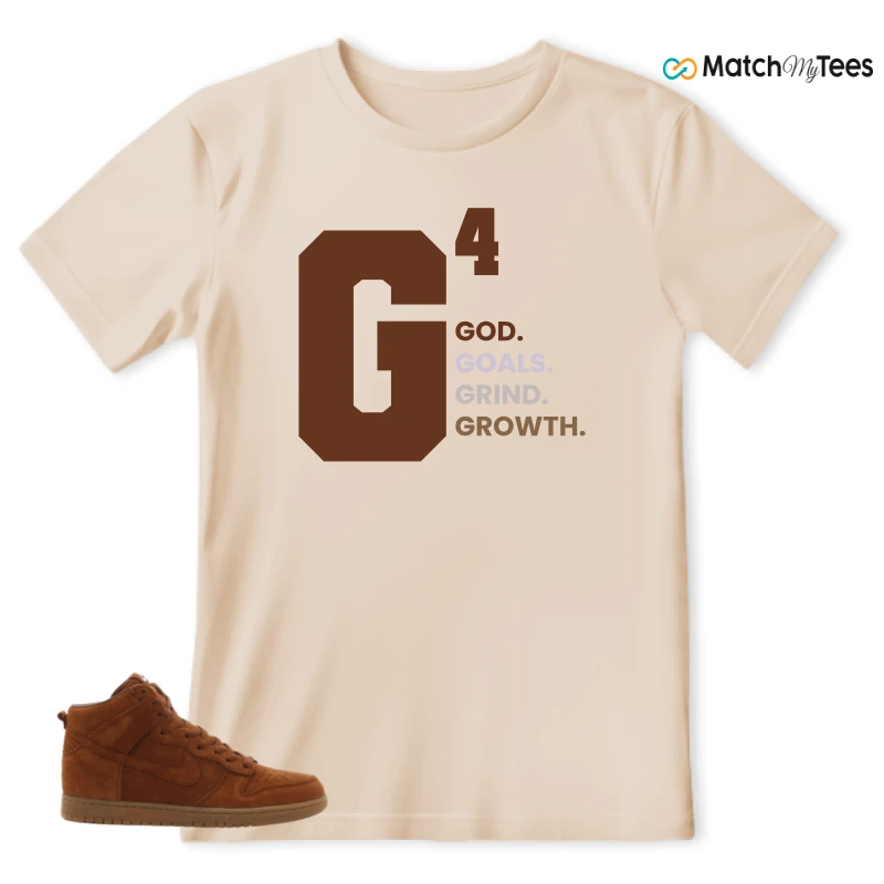 NIKE X APC DUNK HIGH RUSTIC BROWN NRG 08 SNEAKER Matching Tees t-shirt