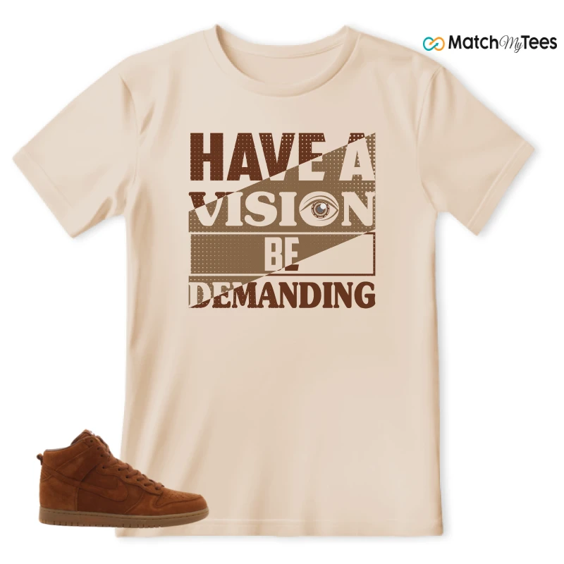 NIKE X APC DUNK HIGH RUSTIC BROWN NRG 08 SNEAKER Matching Tees t-shirt