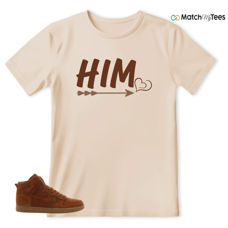 NIKE X APC DUNK HIGH RUSTIC BROWN NRG 08 SNEAKER Matching Tees t-shirt