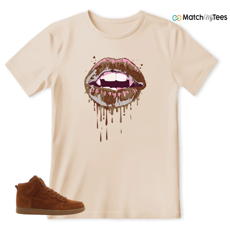 NIKE X APC DUNK HIGH RUSTIC BROWN NRG 08 SNEAKER Matching Tees t-shirt