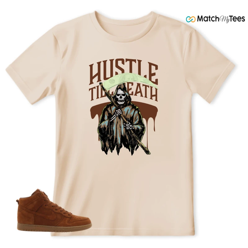 NIKE X APC DUNK HIGH RUSTIC BROWN NRG 08 SNEAKER Matching Tees t-shirt