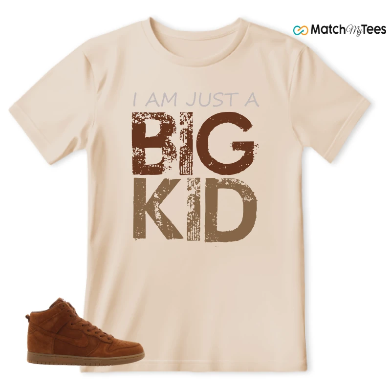 NIKE X APC DUNK HIGH RUSTIC BROWN NRG 08 SNEAKER Matching Tees t-shirt