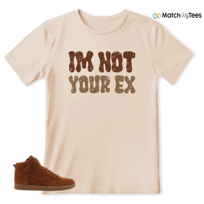 NIKE X APC DUNK HIGH RUSTIC BROWN NRG 08 SNEAKER Matching Tees t-shirt