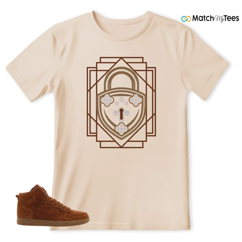 NIKE X APC DUNK HIGH RUSTIC BROWN NRG 08 SNEAKER Matching Tees t-shirt