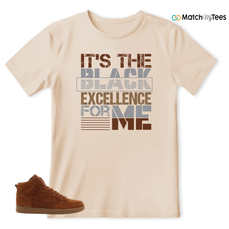 NIKE X APC DUNK HIGH RUSTIC BROWN NRG 08 SNEAKER Matching Tees t-shirt