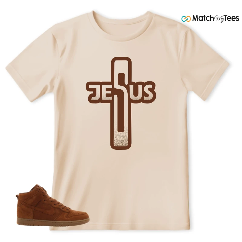 NIKE X APC DUNK HIGH RUSTIC BROWN NRG 08 SNEAKER Matching Tees t-shirt
