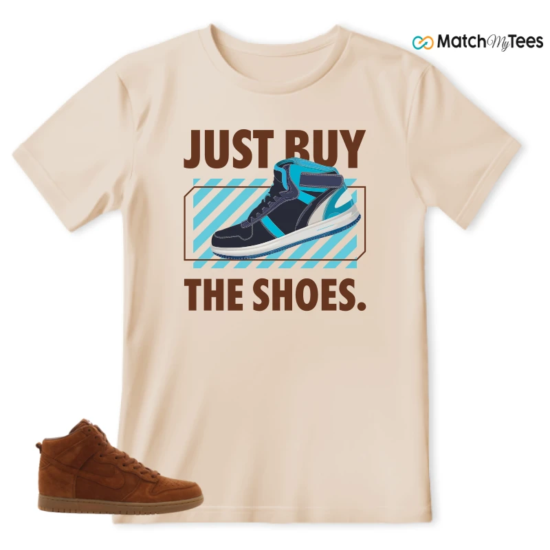 NIKE X APC DUNK HIGH RUSTIC BROWN NRG 08 SNEAKER Matching Tees t-shirt
