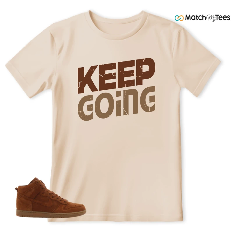 NIKE X APC DUNK HIGH RUSTIC BROWN NRG 08 SNEAKER Matching Tees t-shirt