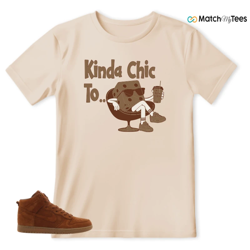 NIKE X APC DUNK HIGH RUSTIC BROWN NRG 08 SNEAKER Matching Tees t-shirt