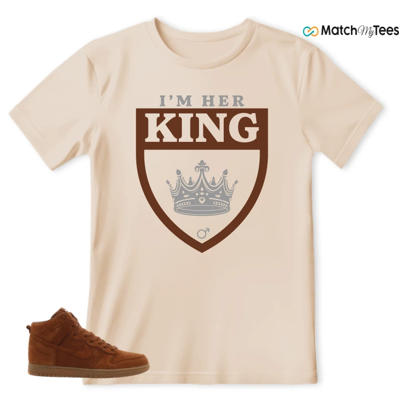 NIKE X APC DUNK HIGH RUSTIC BROWN NRG 08 SNEAKER Matching Tees t-shirt