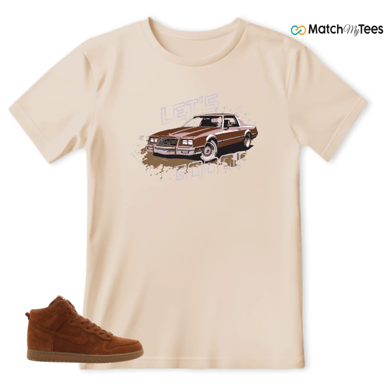 NIKE X APC DUNK HIGH RUSTIC BROWN NRG 08 SNEAKER Matching Tees t-shirt