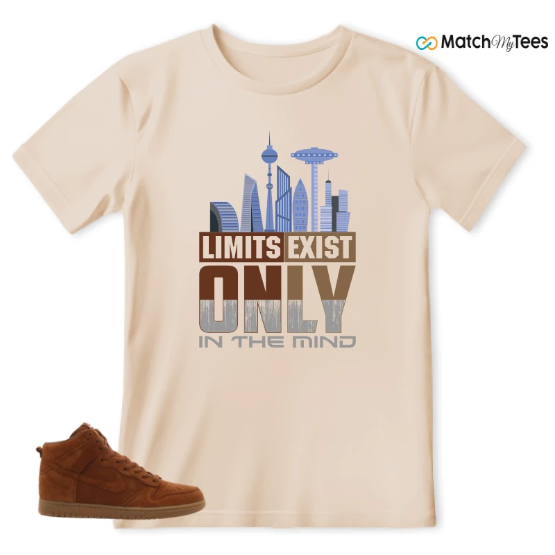 NIKE X APC DUNK HIGH RUSTIC BROWN NRG 08 SNEAKER Matching Tees t-shirt