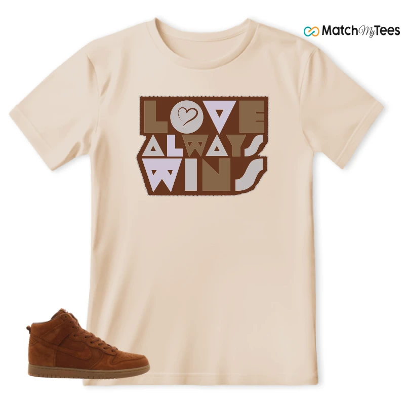 NIKE X APC DUNK HIGH RUSTIC BROWN NRG 08 SNEAKER Matching Tees t-shirt