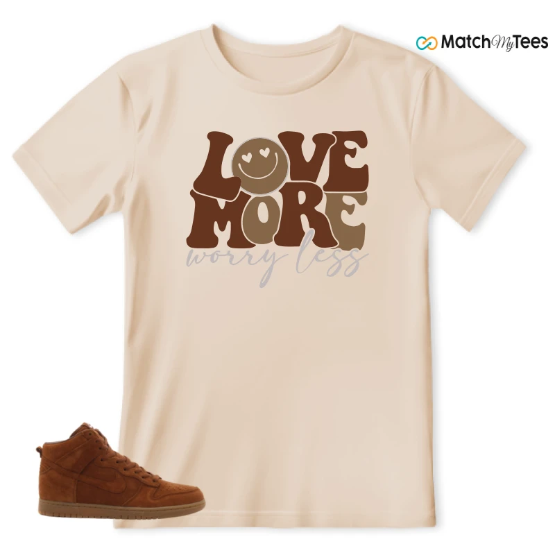 NIKE X APC DUNK HIGH RUSTIC BROWN NRG 08 SNEAKER Matching Tees t-shirt