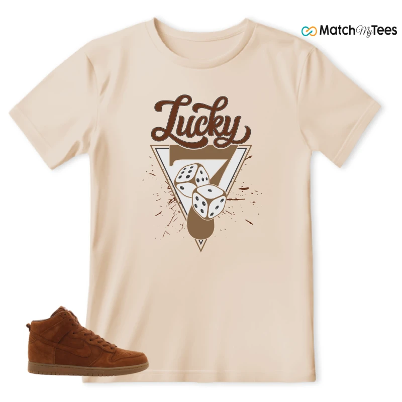 NIKE X APC DUNK HIGH RUSTIC BROWN NRG 08 SNEAKER Matching Tees t-shirt
