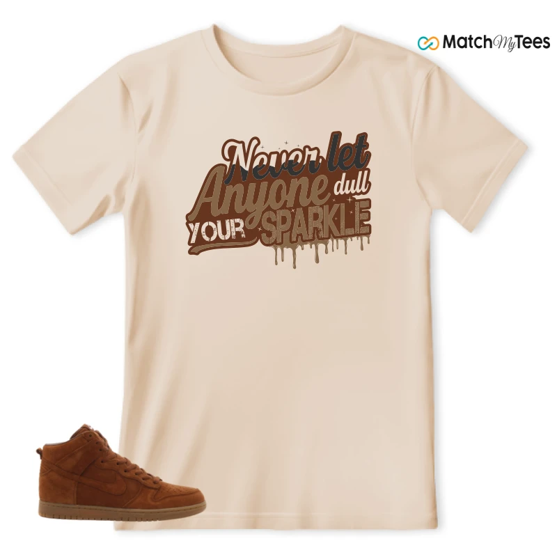 NIKE X APC DUNK HIGH RUSTIC BROWN NRG 08 SNEAKER Matching Tees t-shirt