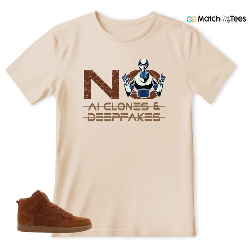 NIKE X APC DUNK HIGH RUSTIC BROWN NRG 08 SNEAKER Matching Tees t-shirt