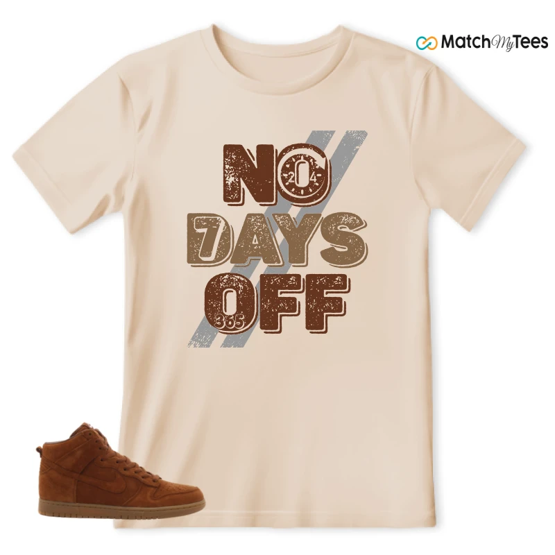NIKE X APC DUNK HIGH RUSTIC BROWN NRG 08 SNEAKER Matching Tees t-shirt