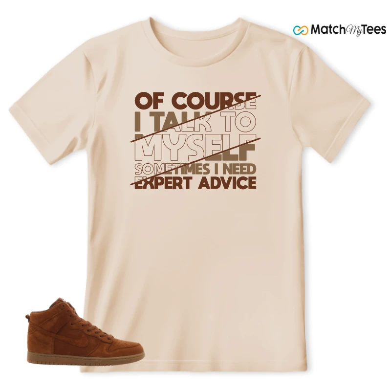 NIKE X APC DUNK HIGH RUSTIC BROWN NRG 08 SNEAKER Matching Tees t-shirt