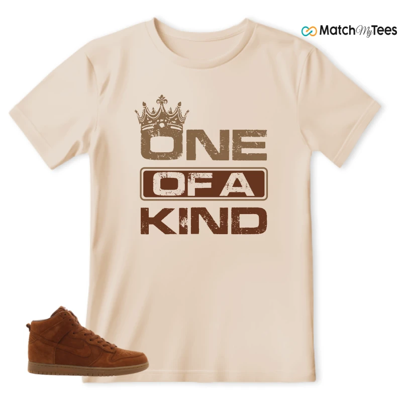 NIKE X APC DUNK HIGH RUSTIC BROWN NRG 08 SNEAKER Matching Tees t-shirt