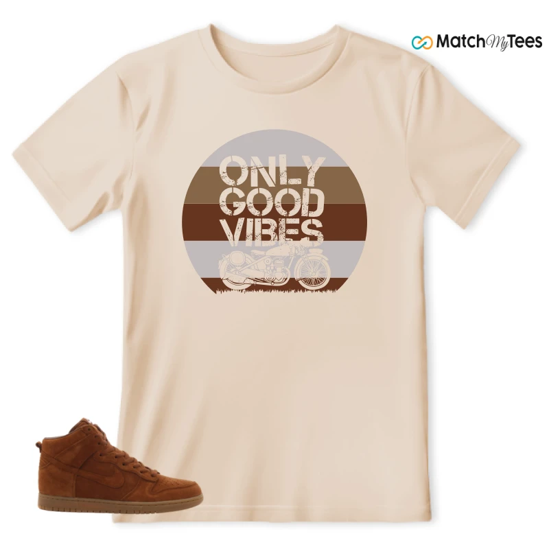 NIKE X APC DUNK HIGH RUSTIC BROWN NRG 08 SNEAKER Matching Tees t-shirt
