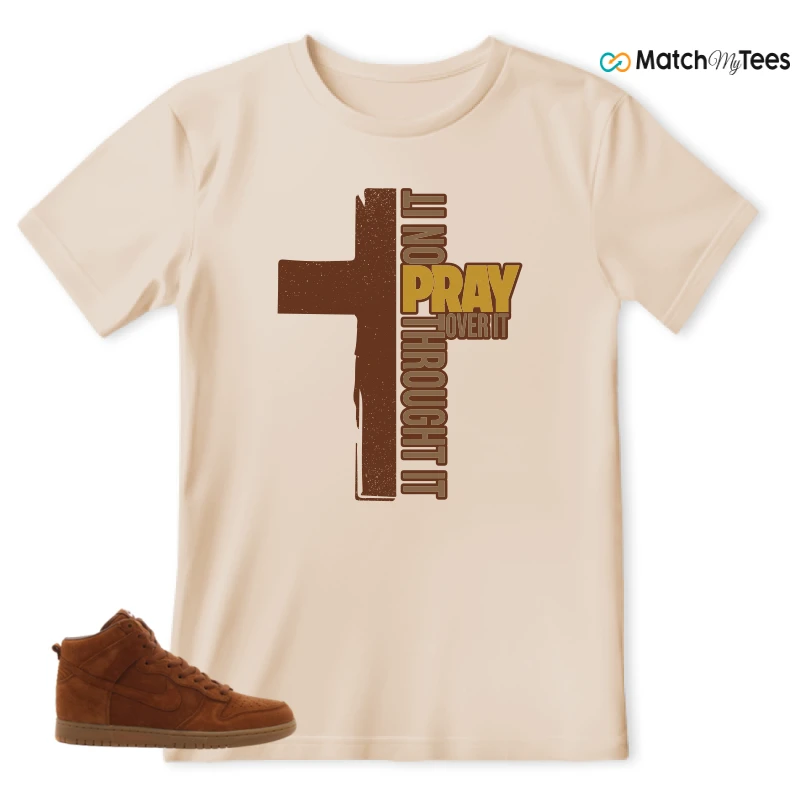 NIKE X APC DUNK HIGH RUSTIC BROWN NRG 08 SNEAKER Matching Tees t-shirt