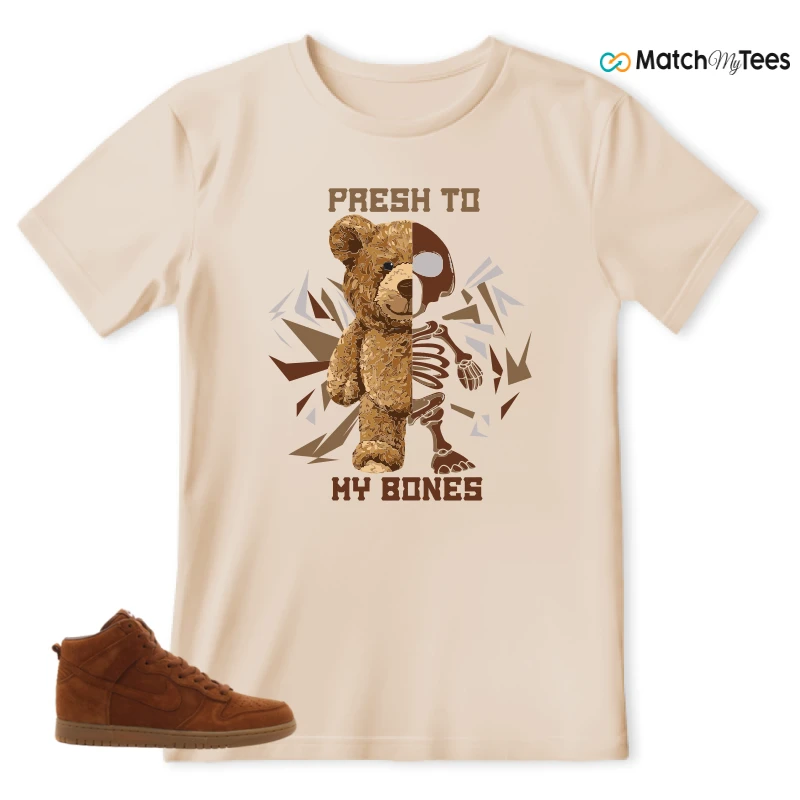 NIKE X APC DUNK HIGH RUSTIC BROWN NRG 08 SNEAKER Matching Tees t-shirt