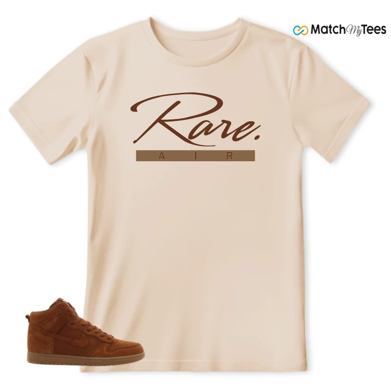 NIKE X APC DUNK HIGH RUSTIC BROWN NRG 08 SNEAKER Matching Tees t-shirt