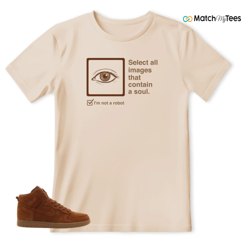 NIKE X APC DUNK HIGH RUSTIC BROWN NRG 08 SNEAKER Matching Tees t-shirt
