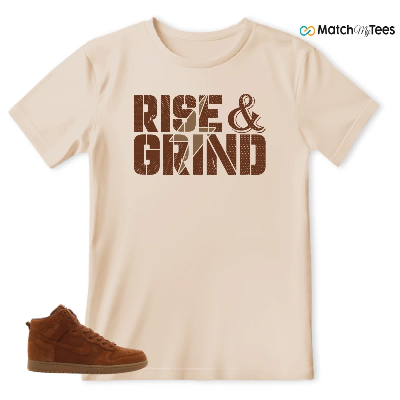 NIKE X APC DUNK HIGH RUSTIC BROWN NRG 08 SNEAKER Matching Tees t-shirt