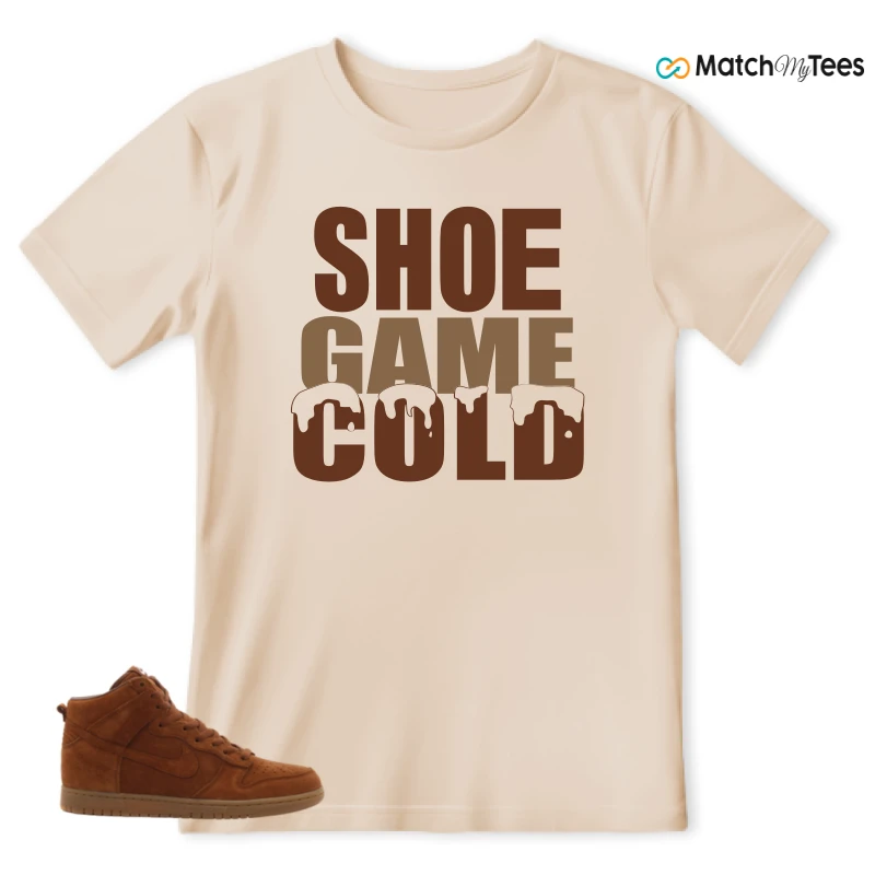 NIKE X APC DUNK HIGH RUSTIC BROWN NRG 08 SNEAKER Matching Tees t-shirt