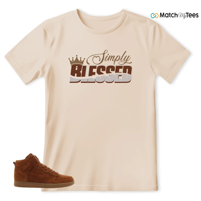 NIKE X APC DUNK HIGH RUSTIC BROWN NRG 08 SNEAKER Matching Tees t-shirt