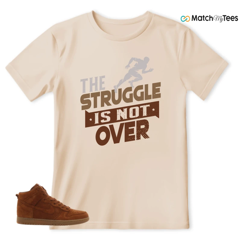 NIKE X APC DUNK HIGH RUSTIC BROWN NRG 08 SNEAKER Matching Tees t-shirt